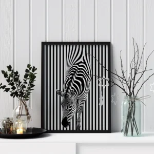 Zebra Wall Art – Modern Luxury Design