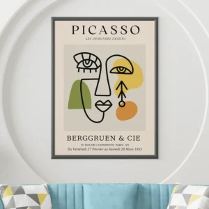 Picasso – Berggruen & Cie Vintage Art Poster