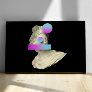 Canvas Print – Neo-Classical Glitch Abstract Sculpture