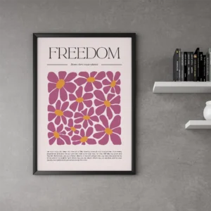 Freedom – Bloom Where You Are Planted Framed Wall Art Print
