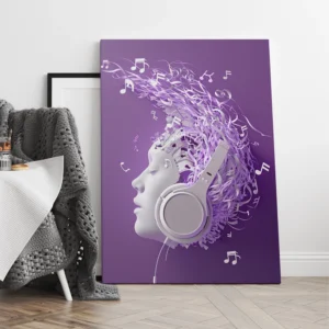 Canvas Print – Sonic Dream Abstract Portrait