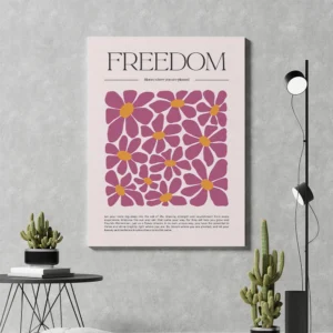 Freedom – Bloom Where You Are Planted Canvas Wall Art